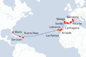Itinéraire : Méditerranée & mers adjacentes