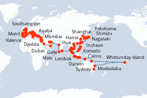 Itinéraire : Asie, Océan Indien & Moyen-Orient