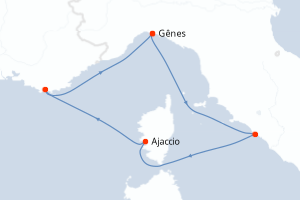 Itinéraire : Méditerranée & mers adjacentes