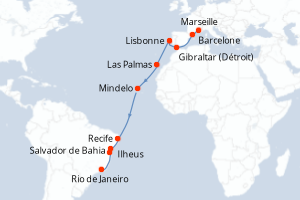 Itinéraire : Amériques