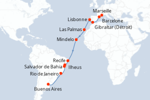 Itinéraire : Amériques