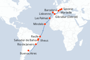 Itinéraire : Amériques