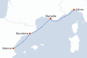 Itinéraire : Méditerranée & mers adjacentes