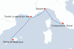 Itinéraire : Méditerranée & mers adjacentes