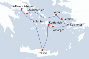 Itinéraire : Méditerranée & mers adjacentes