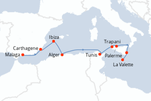 Itinéraire : Méditerranée & mers adjacentes