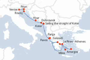 Itinéraire : Méditerranée & mers adjacentes