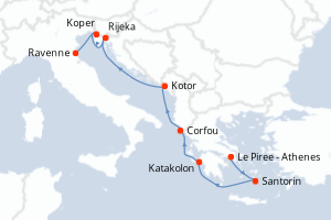 Itinéraire : Méditerranée & mers adjacentes