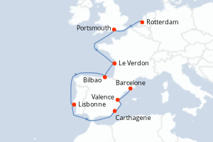 Itinéraire : Méditerranée & mers adjacentes