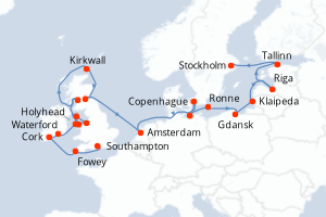 Itinéraire : Europe du Nord & Atlantique NE