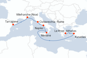 Itinéraire : Méditerranée & mers adjacentes