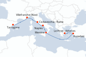 Itinéraire : Méditerranée & mers adjacentes