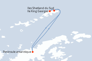 Itinéraire : Antarctique