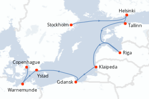 Itinéraire : Europe du Nord & Atlantique NE