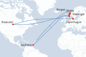 Itinéraire : Europe du Nord & Atlantique NE