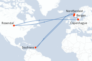 Itinéraire : Europe du Nord & Atlantique NE