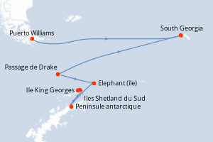 Itinéraire : Antarctique