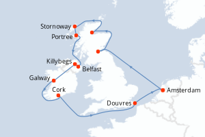 Itinéraire : Europe du Nord & Atlantique NE