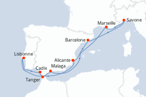 Itinéraire : Méditerranée & mers adjacentes