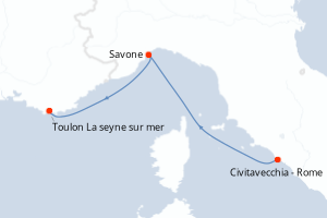 Itinéraire : Méditerranée & mers adjacentes