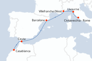 Itinéraire : Méditerranée & mers adjacentes