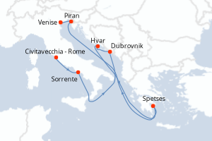 Itinéraire : Méditerranée & mers adjacentes