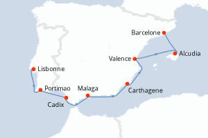 Itinéraire : Méditerranée & mers adjacentes