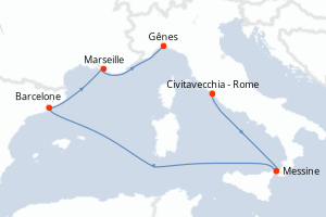 Itinéraire : Méditerranée & mers adjacentes