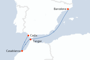 Itinéraire : Méditerranée & mers adjacentes