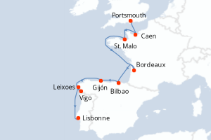Itinéraire : Europe du Nord & Atlantique NE