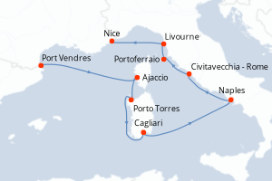 Itinéraire : Méditerranée & mers adjacentes