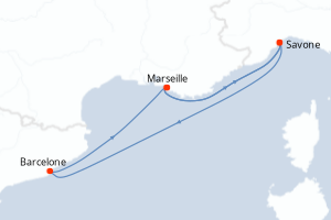 Itinéraire : Méditerranée & mers adjacentes