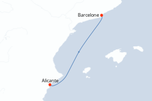 Itinéraire : Méditerranée & mers adjacentes