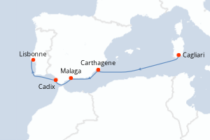 Itinéraire : Méditerranée & mers adjacentes