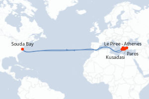 Itinéraire : Méditerranée & mers adjacentes
