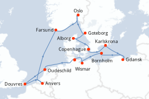 Itinéraire : Europe du Nord & Atlantique NE