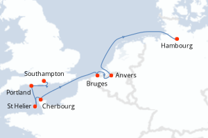 Itinéraire : Europe du Nord & Atlantique NE
