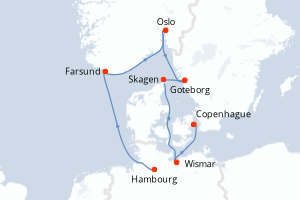Itinéraire : Europe du Nord & Atlantique NE