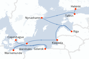 Itinéraire : Europe du Nord & Atlantique NE