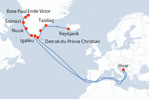 Itinéraire : Arctique