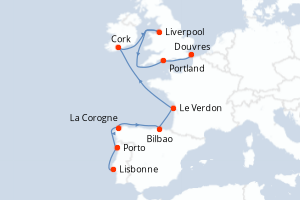 Itinéraire : Europe du Nord & Atlantique NE