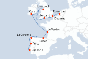 Itinéraire : Europe du Nord & Atlantique NE