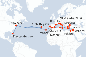 Itinéraire : Méditerranée & mers adjacentes