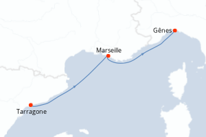 Itinéraire : Méditerranée & mers adjacentes