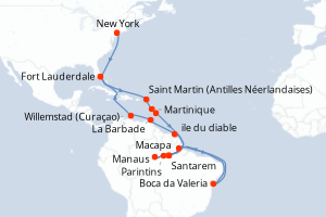 Itinéraire : Amériques