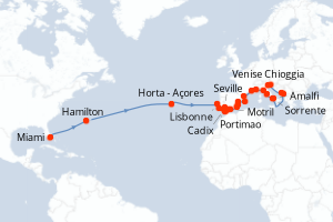 Itinéraire : Méditerranée & mers adjacentes