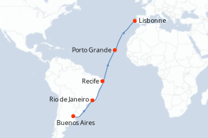 Itinéraire : Europe du Nord & Atlantique NE