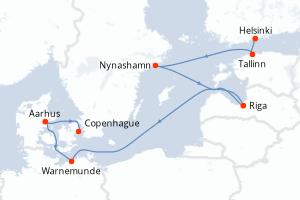 Itinéraire : Europe du Nord & Atlantique NE