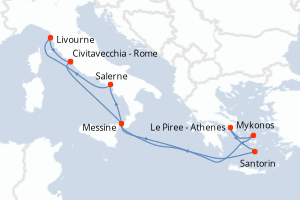 Itinéraire : Méditerranée & mers adjacentes