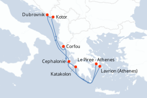 Itinéraire : Méditerranée & mers adjacentes